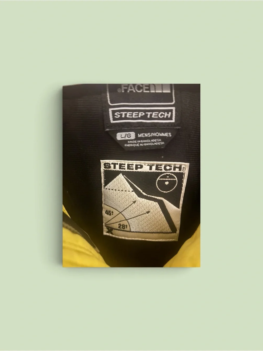 The North Face durable yellow
